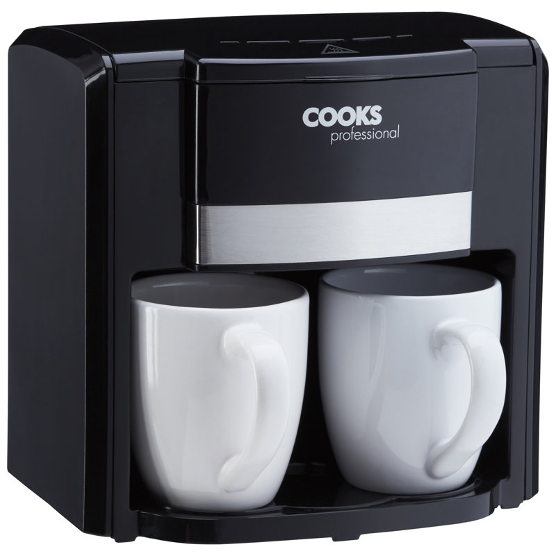 Cooks Professional 2Cup Coffee Maker Wayfair.co.uk